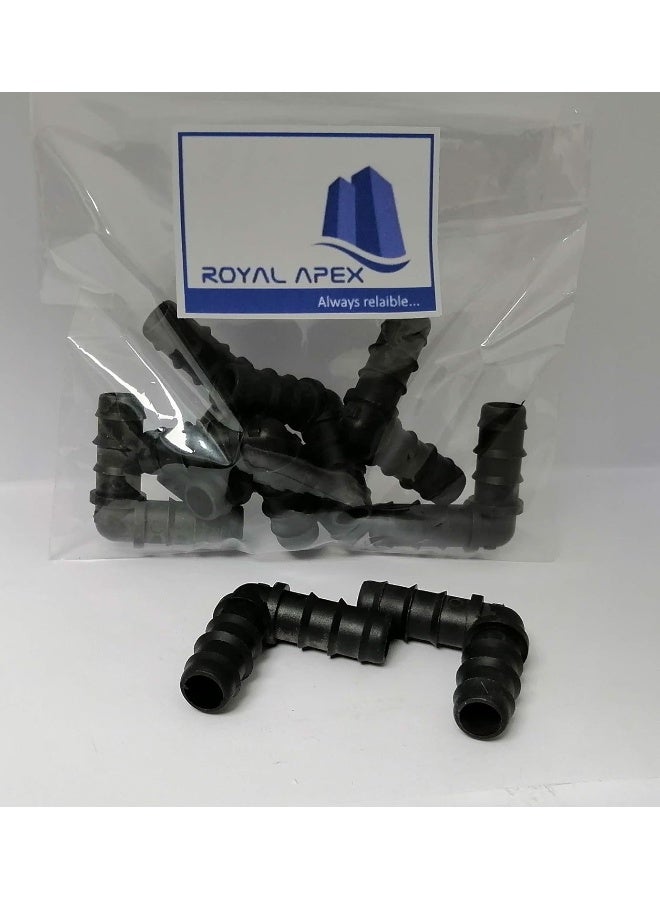 Royal Apex Irrigation Accessories | UV-Resistant PVC Garden Fittings | Suitable for Home Indoor and Outdoor Irrigation Supply Pack of 10 (Elbow 13-16mm) - Image 3