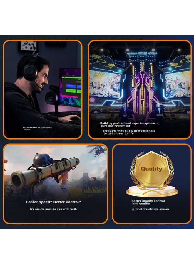 Bubm Gaming Mouse Pad Qingmou Yun, Extra Large And Thick 6mm, Csgo Mouse Pad For Men And Women, Smooth Surface, Fps Pubg Lol Professional Gaming Mouse Pad, 45*40 Qingmou Yun - Image 2