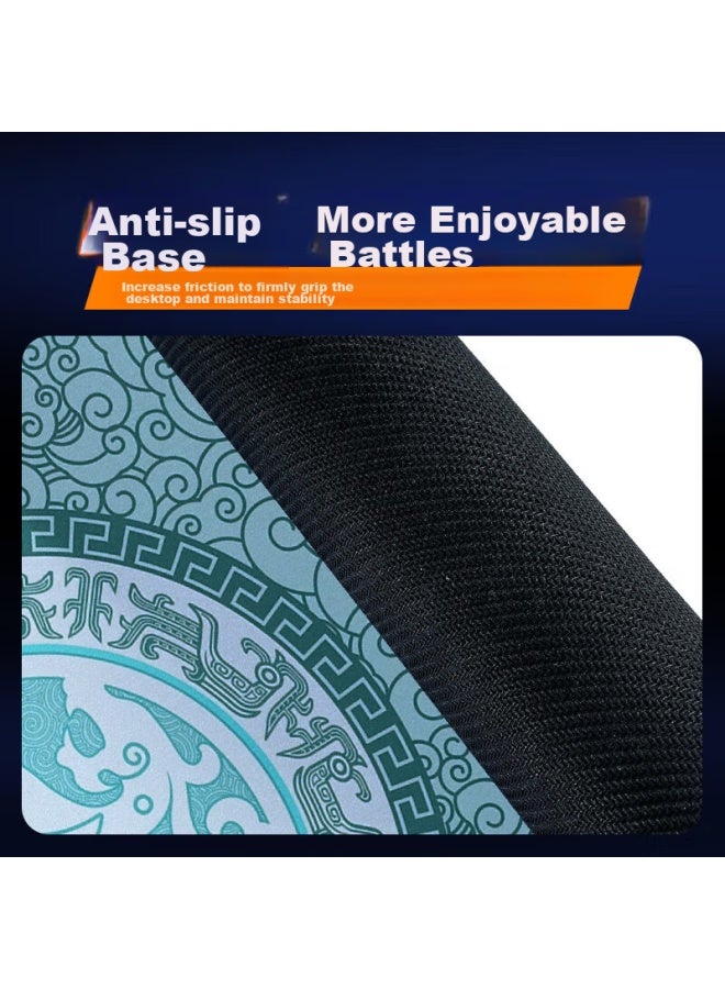 Bubm Gaming Mouse Pad Qingmou Yun, Extra Large And Thick 6mm, Csgo Mouse Pad For Men And Women, Smooth Surface, Fps Pubg Lol Professional Gaming Mouse Pad, 45*40 Qingmou Yun - Image 3