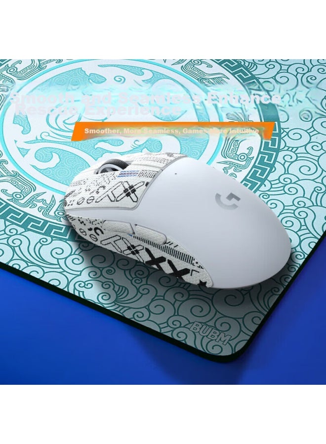 Bubm Gaming Mouse Pad Qingmou Yun, Extra Large And Thick 6mm, Csgo Mouse Pad For Men And Women, Smooth Surface, Fps Pubg Lol Professional Gaming Mouse Pad, 45*40 Qingmou Yun - Image 4