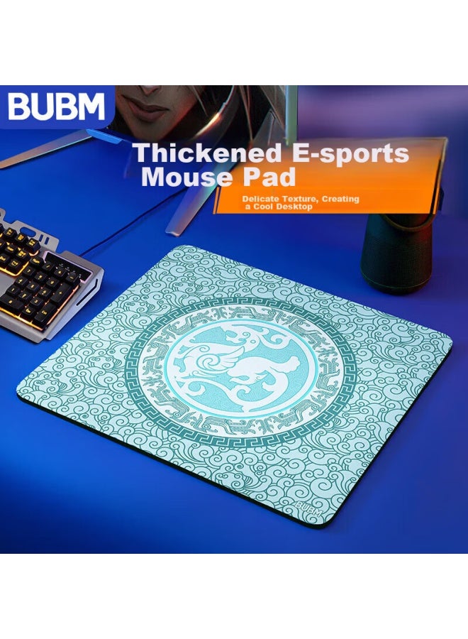 Bubm Gaming Mouse Pad Qingmou Yun, Extra Large And Thick 6mm, Csgo Mouse Pad For Men And Women, Smooth Surface, Fps Pubg Lol Professional Gaming Mouse Pad, 45*40 Qingmou Yun - Image 1