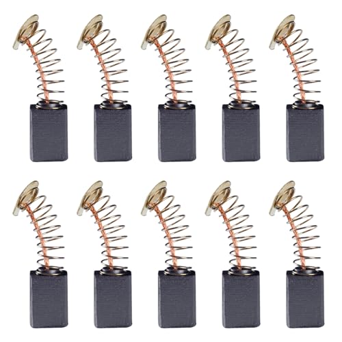 MARSTEK 10Pack RT0700CX3 RT0700C RT0701C Carbon Brush Set Compatible with Makita 1-1/4 HP Compact Router replacement part - Image 1