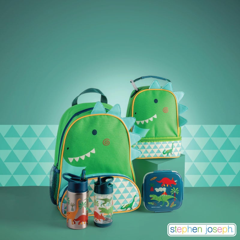 Stephen Joseph, Kids Flip Top Water Bottle, 10 oz Tritan BPA Free, Water Bottle for Girls & Boys, Back to School Flip Top Bottle, ZOO - Image 4