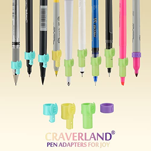 CRAVERLAND Pen Adapter Set for Joy and Joy Xtra,4x2 Pen Holders Compatible with Sharpie/Pilot/BIC/UM153/Stylus - Image 2