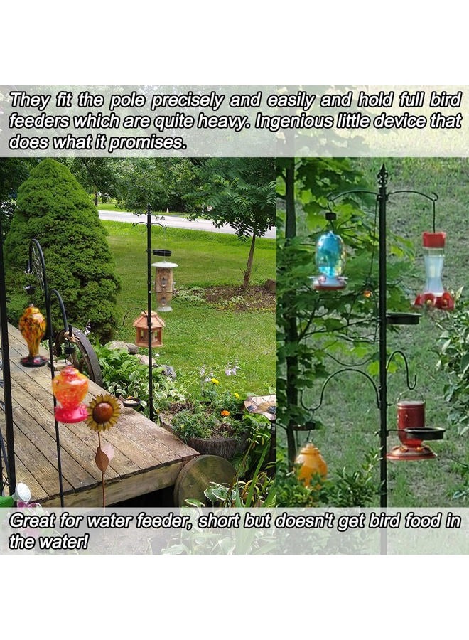 Anranmm 2 PCS Wrap Hooks Bird Feeder Pole Attachment Extra Feeder Arm Addition Pole Hook Birdfeeder Accessories for Hanging Bird Feeders - Image 5