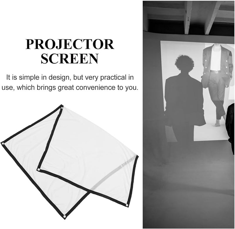 Portable Projector Screen 100 Inch Foldable Lightweight for Home Theater Outdoor Movies - Image 5