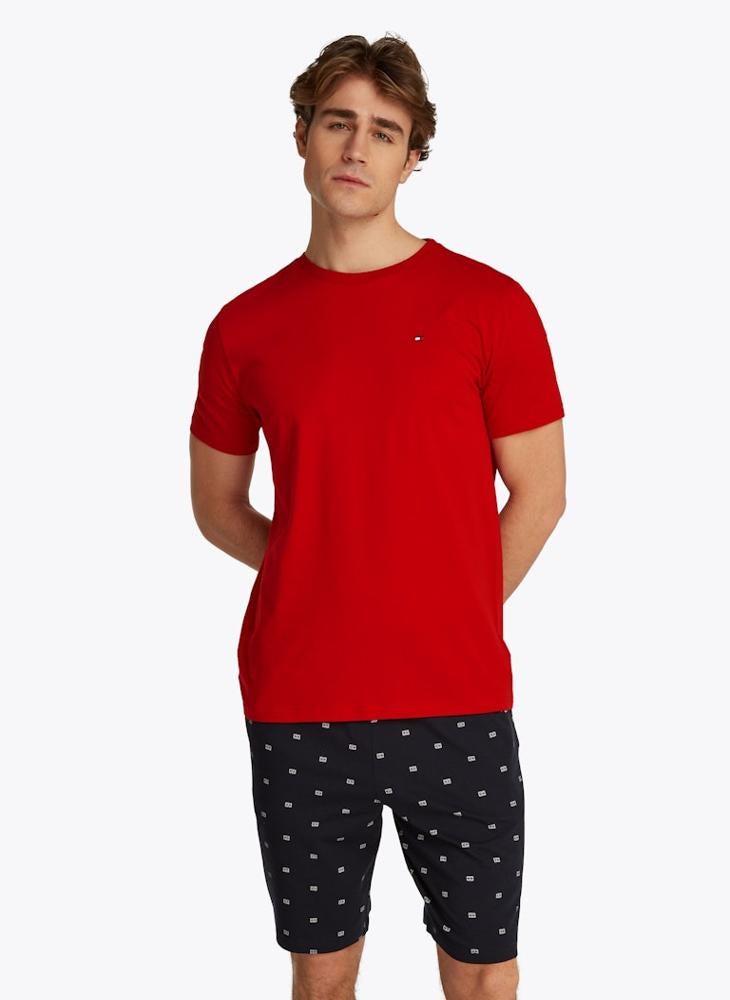 TOMMY HILFIGER Pyjama Set - Short Sleeve T-Shirt & Shorts  - Image 1