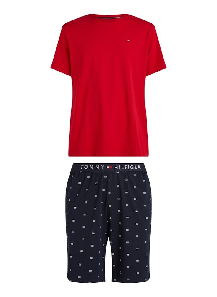 TOMMY HILFIGER Pyjama Set - Short Sleeve T-Shirt & Shorts  - Image 5