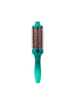 Calista CALISTA FAUXblo Thermal Blowout Brush  Heated Airless Round Brush  Heats to 365F  OneStep Blowout Brush for Smooth Shiny Hair  3 Sizes for All Hair Types  Dual Voltage Emerald 177 