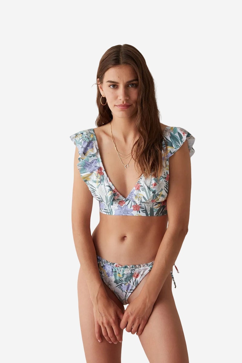 PENTI Dream Garden Floral Ruffled Super Bikini Bottom - Image 3