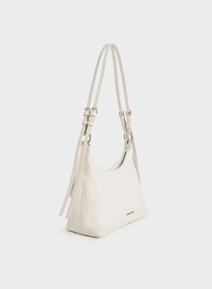Charles & Keith Lark wrinkled hobo bag - Image 3