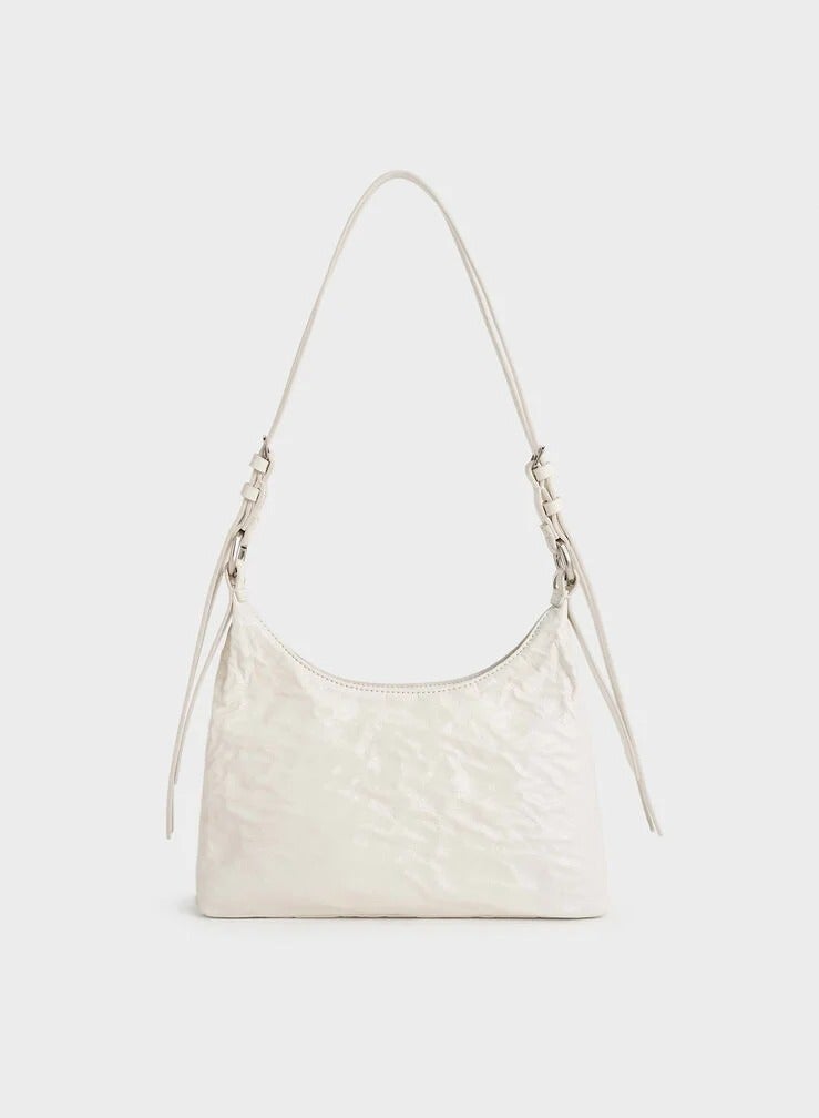 Charles & Keith Lark wrinkled hobo bag - Image 4