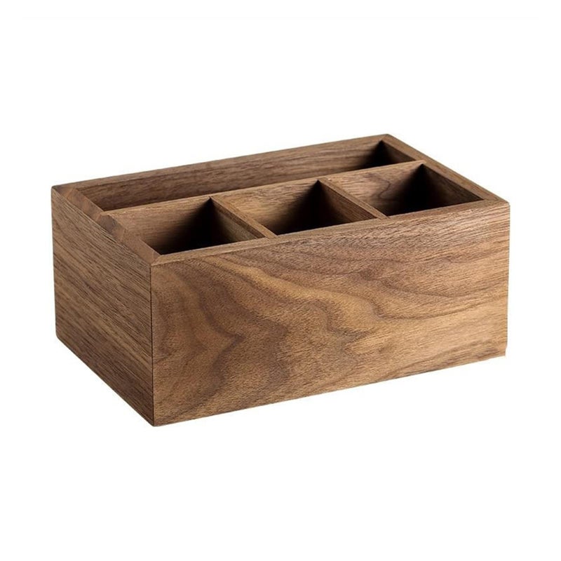 HEQIE-YONGP Jewellery Box Lounger Storage Box Wooden Coffee Table Remote Control Pen Holder Cosmetic Desktop Bedroom Living Room Home Simple for Bracelets Earrings Anne - Image 1