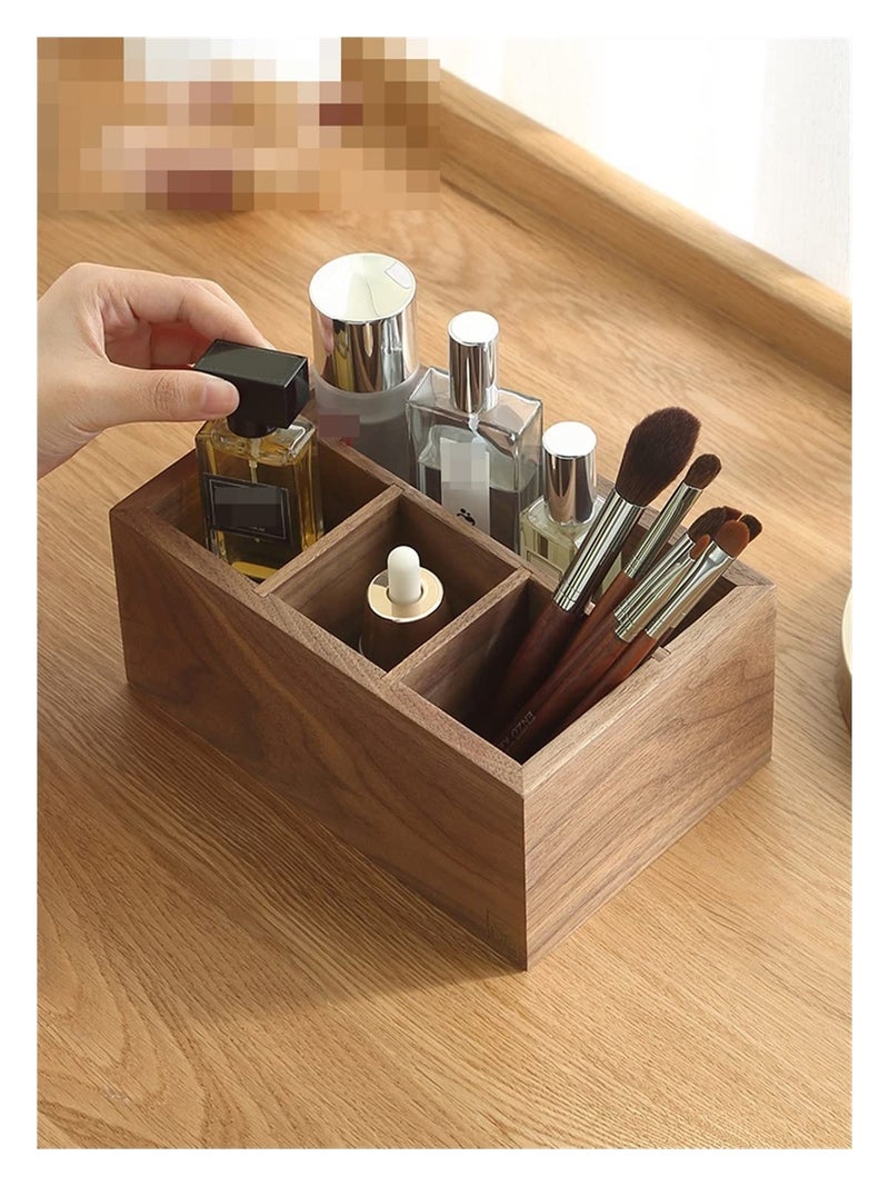 HEQIE-YONGP Jewellery Box Lounger Storage Box Wooden Coffee Table Remote Control Pen Holder Cosmetic Desktop Bedroom Living Room Home Simple for Bracelets Earrings Anne - Image 2