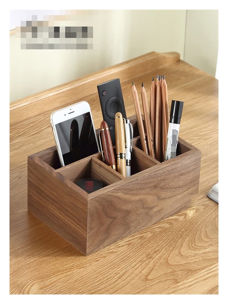 HEQIE-YONGP Jewellery Box Lounger Storage Box Wooden Coffee Table Remote Control Pen Holder Cosmetic Desktop Bedroom Living Room Home Simple for Bracelets Earrings Anne - Image 4