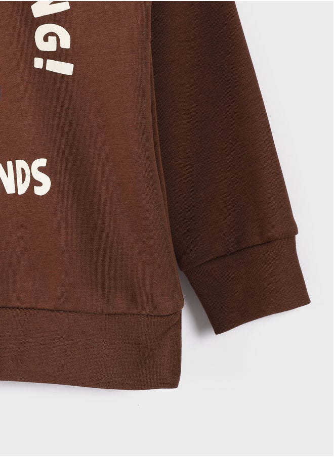 LC WAIKIKI - Hoodie Printed Boys Sweatshirt - Image 1
