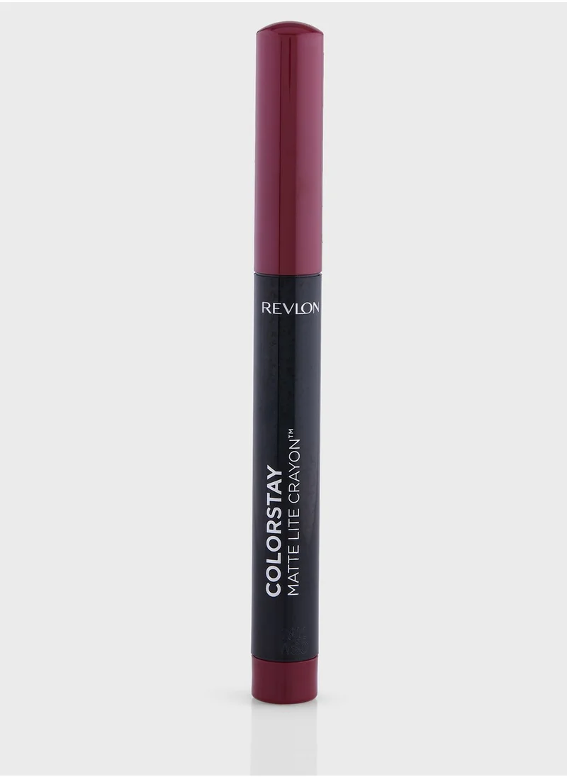 Revlon Rv Cs Matte Lite Crayon Lifted