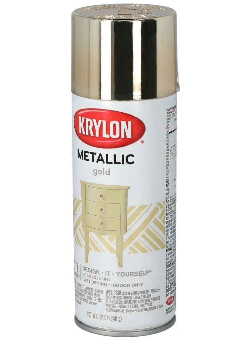 KRYLON - Metallic Spray Paint Gold - Image 1