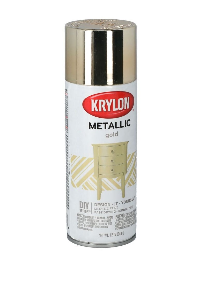 KRYLON - Metallic Spray Paint Gold - Image 1