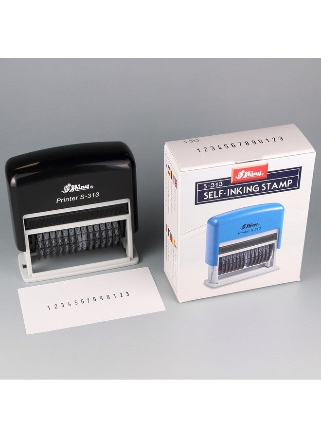 Shiny S-313 Self Inking Stamp 13 Digit Numbering Stamp - Image 3