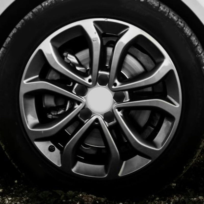 Matte Black Wheel Lug Nut Covers 20pcs with Removal Clip Hub Dust Protectors - Image 5