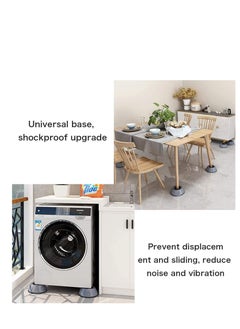 Beauenty Washing machine foot mat, Anti Vibration Pads , Larger Opening Fits All Washer Feet - Stops Moving, Walking - Prevents Noise, Vibration Transfer  - Image 4