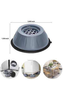 Beauenty Washing machine foot mat, Anti Vibration Pads , Larger Opening Fits All Washer Feet - Stops Moving, Walking - Prevents Noise, Vibration Transfer  - Image 2