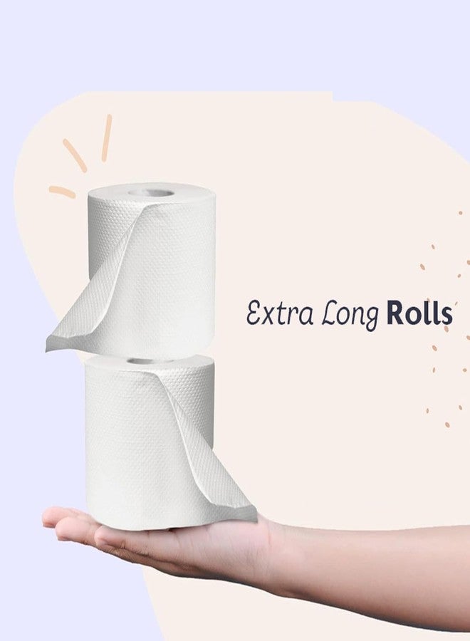 MAPPA 2 Ply Toilet Paper Rolls - Bulk Pack of 80 (120 Sheets/Roll, 9600 Total Sheets) | Soft Bathroom Tissue - Image 4