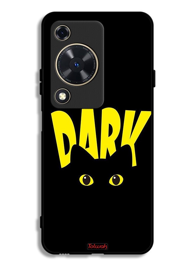 Tolwak Huawei Nova Y63 Protective Case Cover Dark Cat