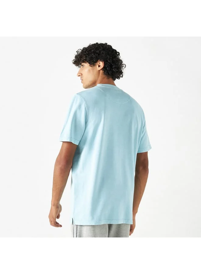 Kappa Kappa Applique Detail T-shirt with Crew Neck and Short Sleeves