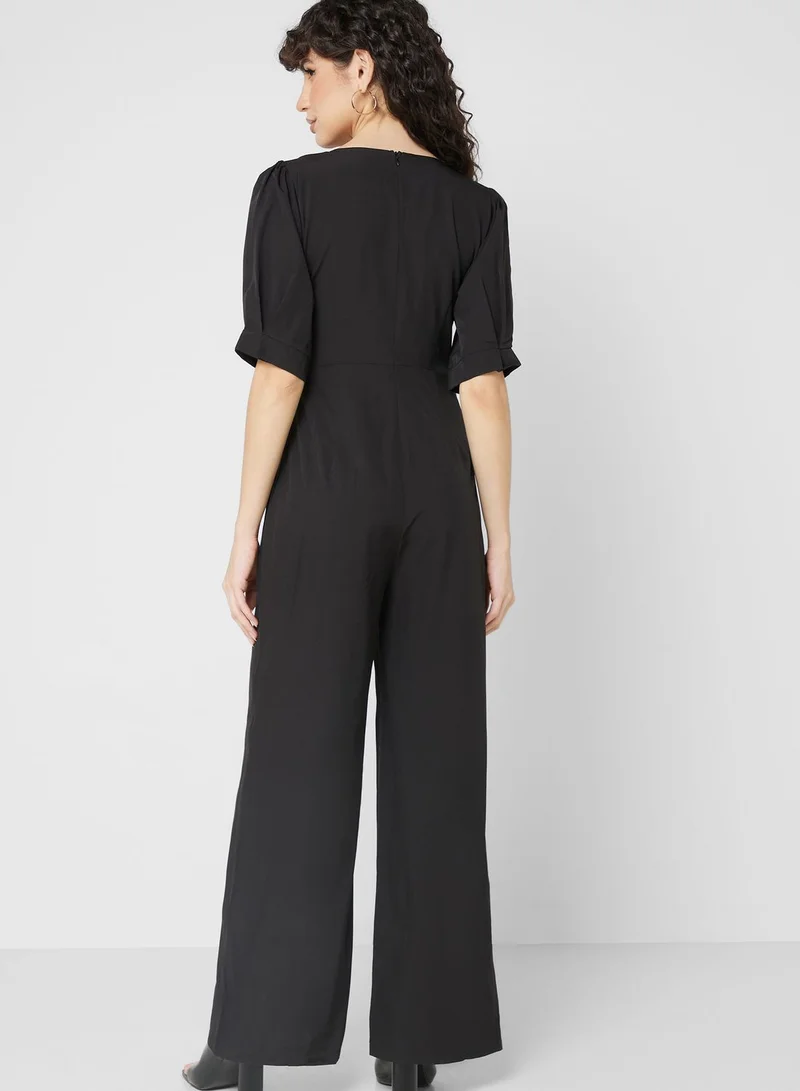 ELLA V Neck Jumpsuit