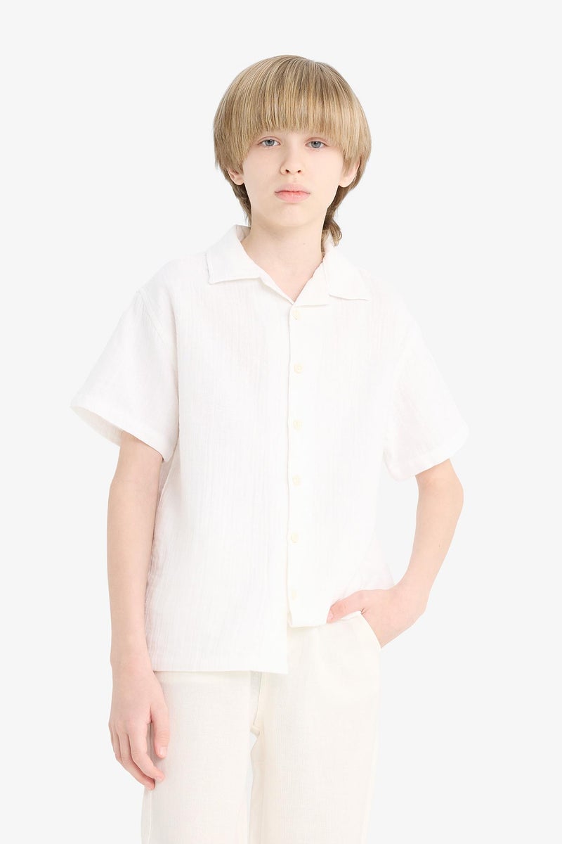 DeFacto Boy Oversize Fit Short Sleeve Shirt  - Image 2