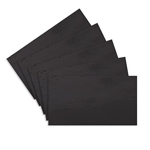 CANTENDO 5pc Black Flag Decal Sticker Reflective Vinyl Car Stickers Waterproof for Car Window Bumper 25 x 45 Inch - Image 1