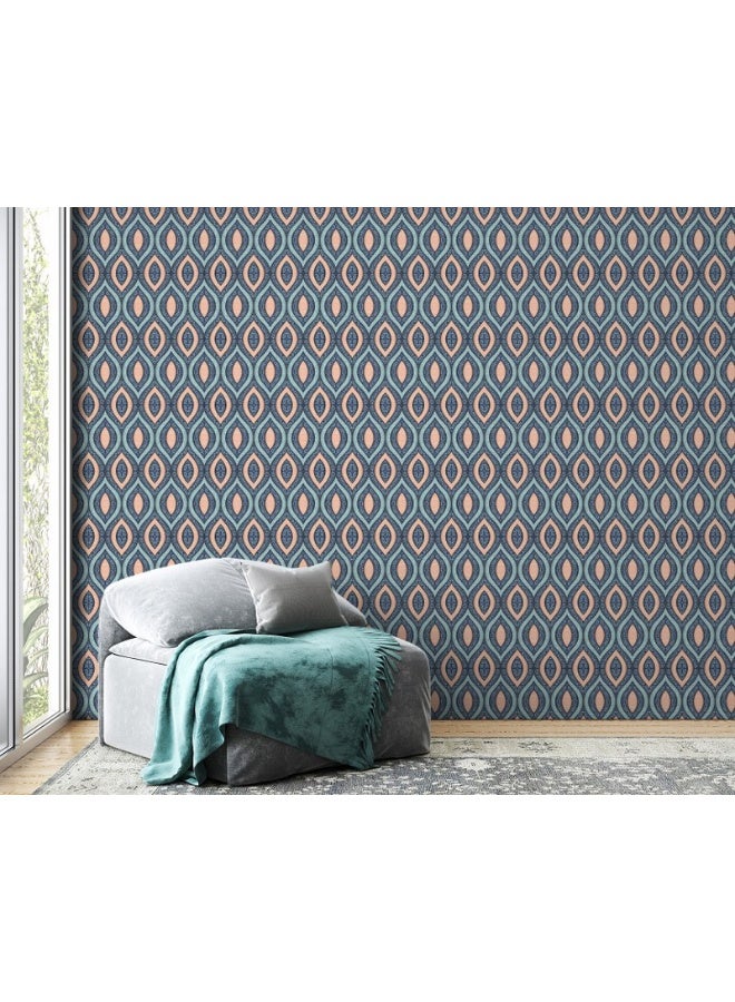 Home Gallery Magics Abstract Multicolor Fabric Wallpaper Covers An Area ​​Up To 4.2Mx3M With Adhesive  And Smoothing Tool  - Image 2