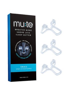 Rhinomed Nasal Dilator For Snore Reduction Small Pack Of 3  - Image 1
