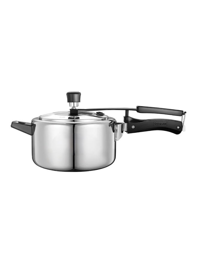 Shri & Sam Stainless Steel Pressure Cooker, 2 Litre, Mirror Finish, Inner Lid Design, Gas and Induction Compatible - Image 1