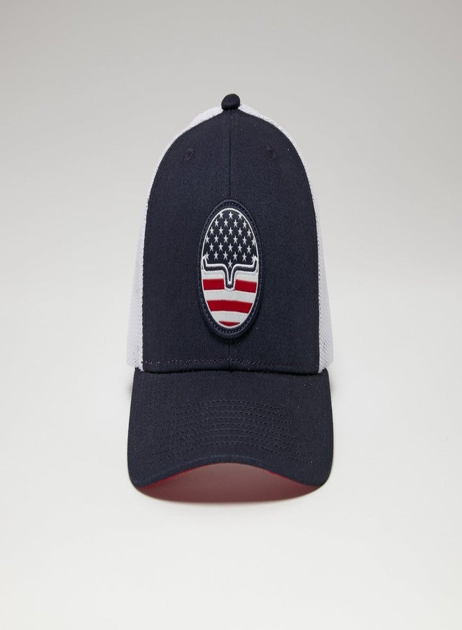 Kimes Ranch Caps Adjustable Snapback Stars N Stripe Hat - Navy - Image 2
