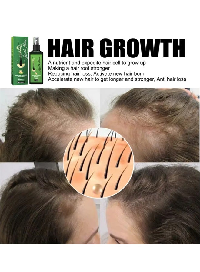 ساوث مون رذاذ الزنجبيل المغذي للشعر، رذاذ الزنجبيل المعدل للنمو الشعر المصل للرجال والنساء رذاذ النمو الطبيعي 100ML - Image 5