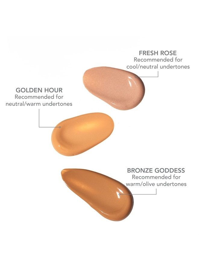 COOLA Organic Rosilliance BB Cream with SPF 30, Tinted Moisturizer Sunscreen & Foundation, Dermatologist Tested, Golden Hour, 1.5 Fl Oz - Image 2