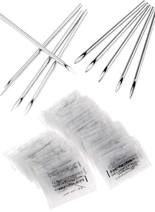 Sigma PRO Mix Size Body Piercing Needle Pack of 25-14g (10pc), 15g (10pc), 18g (5pc) Stainless Steel - Image 1
