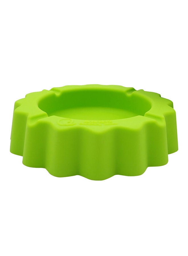 NIBEMINENT Silicone Ashtray Holder Green 0.152kg - Image 1