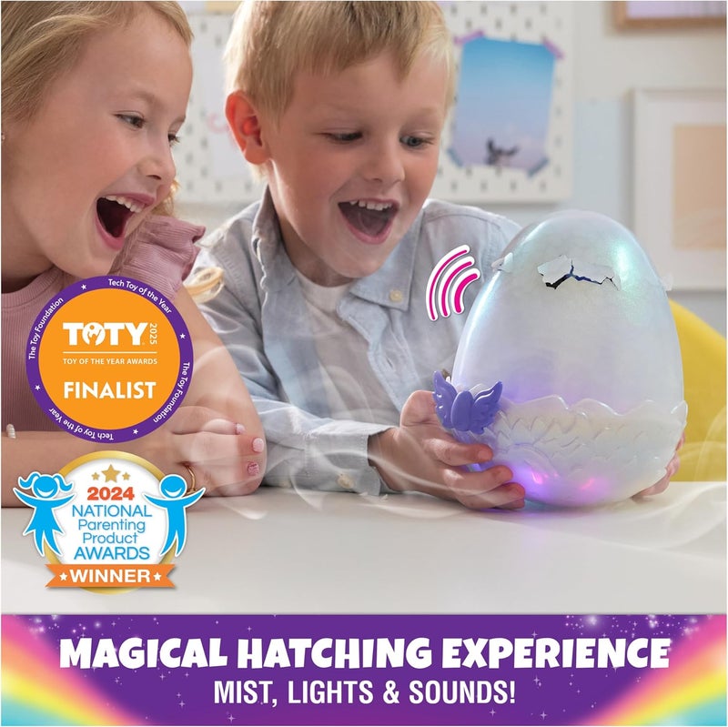 HATCHIMALS Alive, Mystery Hatch Draggle, Surprise Interactive Toy & Egg with Mist, Lights & Sounds (Styles May Vary), for Kids - Image 2