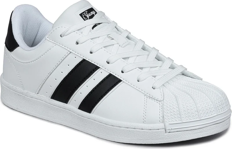 Jump 28787 White - Black Women's Sneaker Casual Sports Shoes