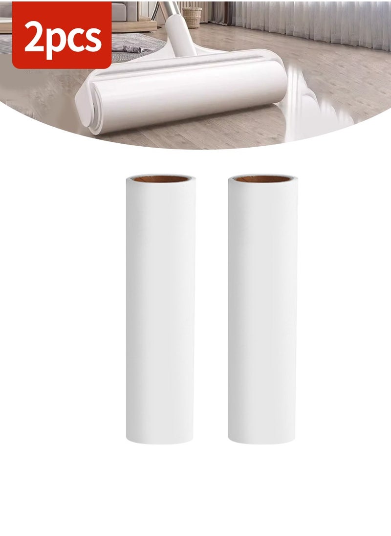 Beirui (24cm) Lint Roller Refill for Removing Pet Hair Debris from Clothing Carpet Sofa Cushion Super Adhesive 60 sheets per roll  - Image 1