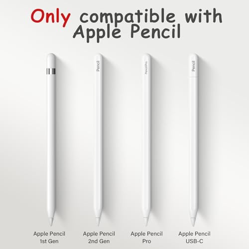 XIRON [4 Pack] Pencil Tips for Apple Pencil 2nd/1st Generation, Apple Pencil Pro,&Apple Pencil USB-C, Replacement Nibs Only Compatible with Apple Pencil, Wear-Resistant High Sensitivity Pencil Tips - Image 2