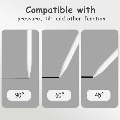 XIRON [4 Pack] Pencil Tips for Apple Pencil 2nd/1st Generation, Apple Pencil Pro,&Apple Pencil USB-C, Replacement Nibs Only Compatible with Apple Pencil, Wear-Resistant High Sensitivity Pencil Tips - Image 4