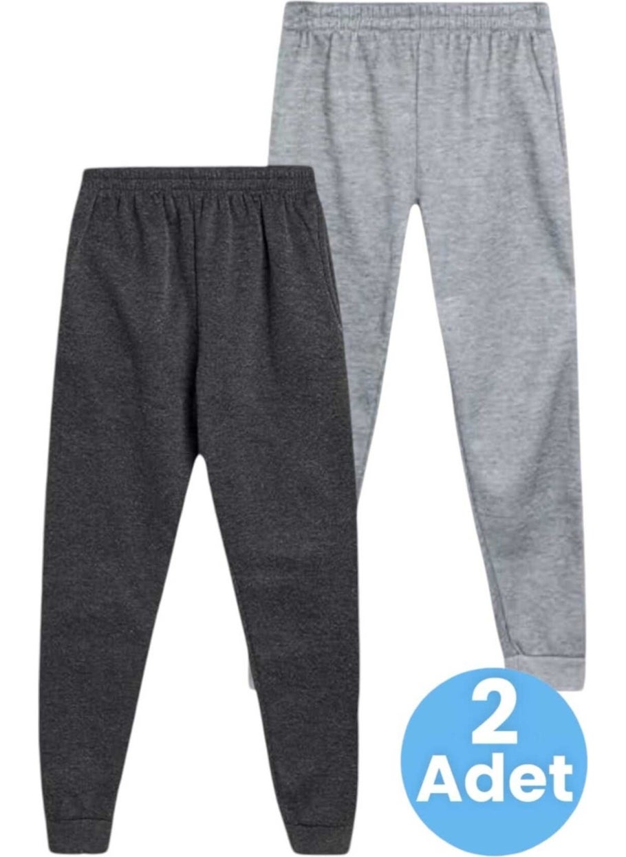 Mood Agenda Kids Elastic Waist Jogger Sweatpants Set of 2  - Image 2