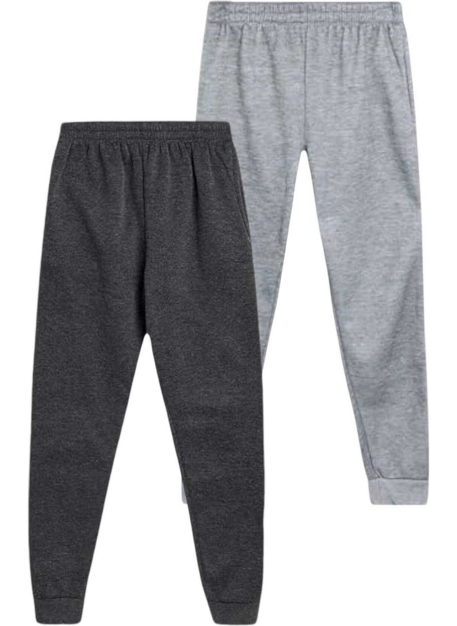 Mood Agenda Kids Elastic Waist Jogger Sweatpants Set of 2  - Image 3