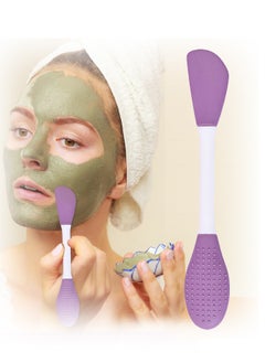 Gecomo Double head facial mask brush Cleaning massage stick Makeup removing brush Mud film nose brush  - Image 1