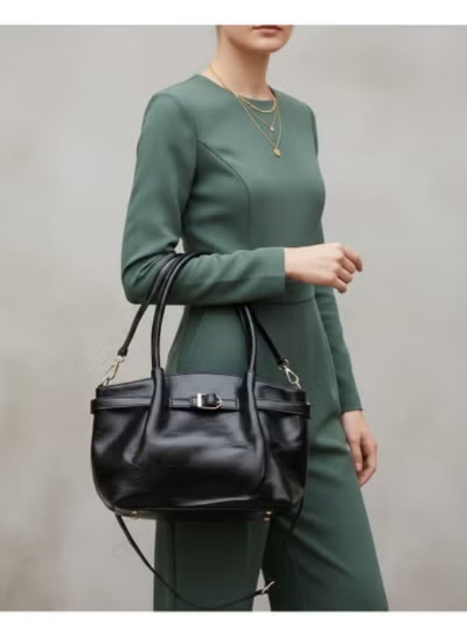 Versatile 3-in-1 Leather Women’s Bag – Crossbody, Handheld & Shoulder - Image 3